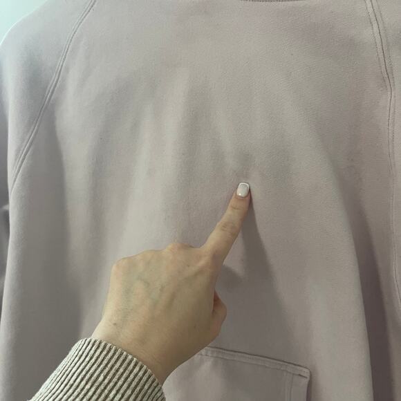 Aritzia Cozy Sweatfleece Mega Hoodie in Light Purple Size Medium - Picture 3 of 7